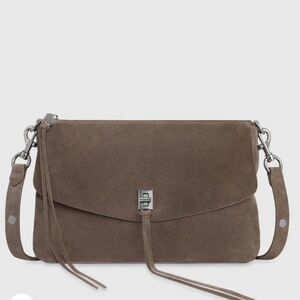 Rebecca Minkoff Darren Zip Top Shoulder Bag
Porcini Suede New